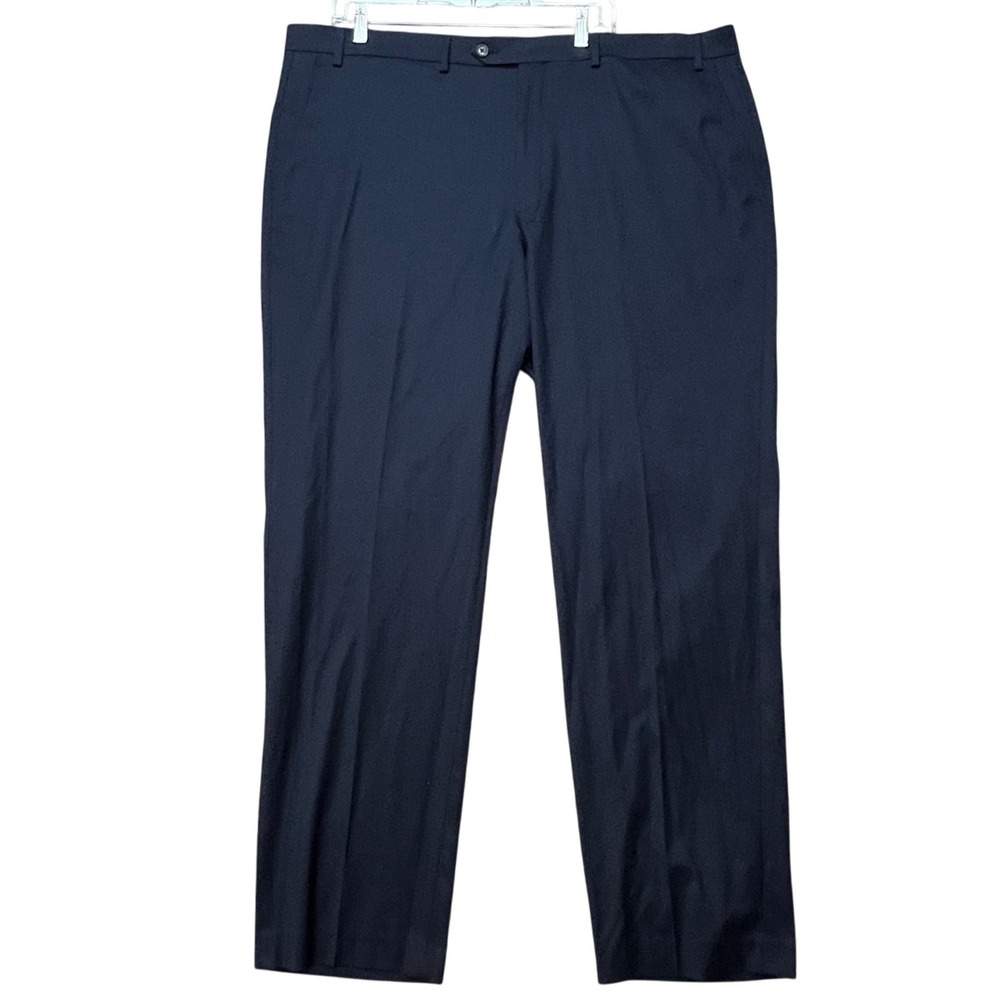 Lauren Ralph Lauren Dress Pants Mens 42x32 Navy Blue Total Comfort Stretch